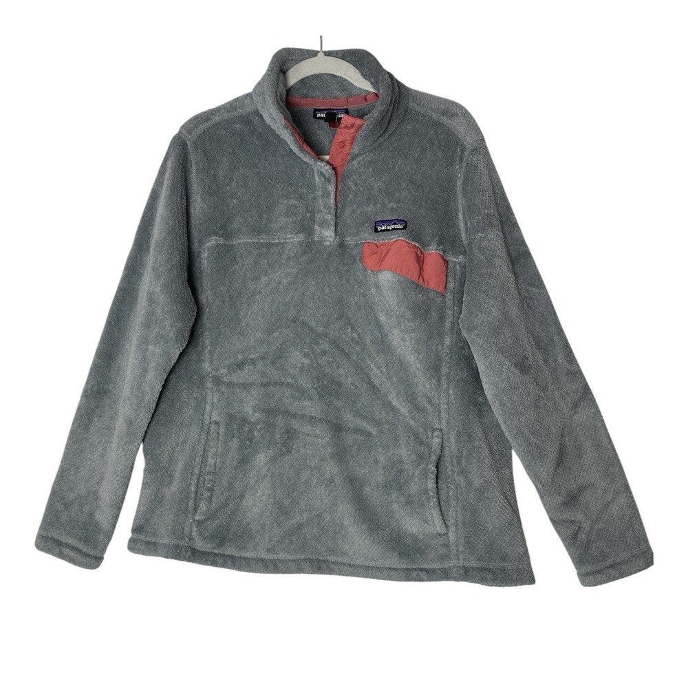 Patagonia Re Tool Snap T Sweater Womens 2XL Polartec Fleece Pullover Outdoor